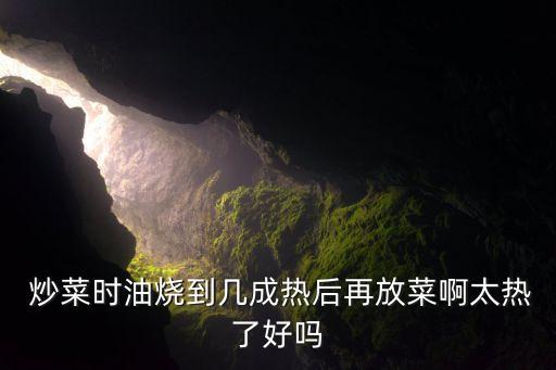  炒菜时油烧到几成热后再放菜啊太热了好吗