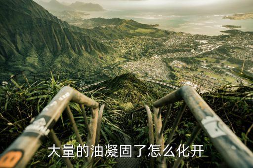大量的油凝固了怎么化开