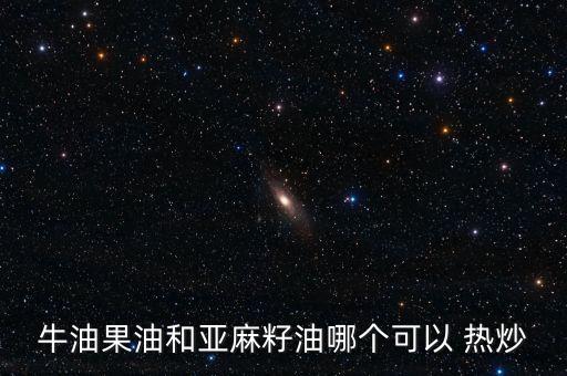 牛油果油和亚麻籽油哪个可以 热炒
