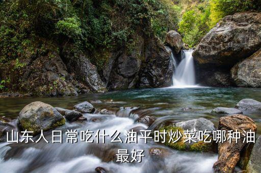 山东人日常吃什么油平时炒菜吃哪种油最好