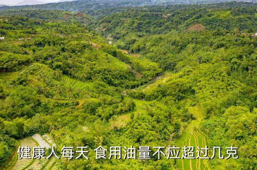 健康人每天 食用油量不应超过几克