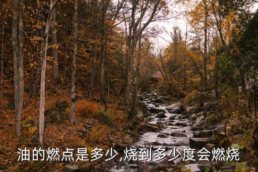 油的燃点是多少,烧到多少度会燃烧