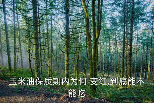 玉米油保质期内为何 变红,到底能不能吃
