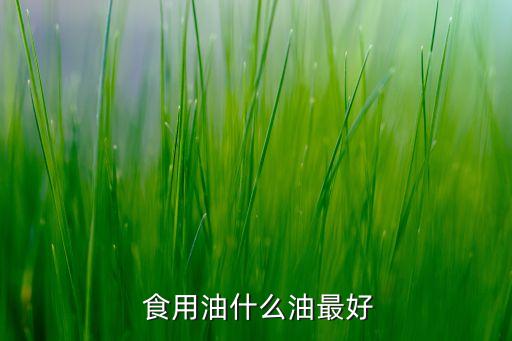 食用油怎么比较,家庭食用油怎么选
