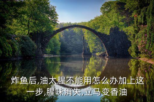  炸鱼后,油太腥不能用怎么办加上这一步,腥味消失,立马变香油
