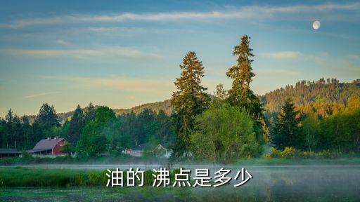 油的 沸点是多少