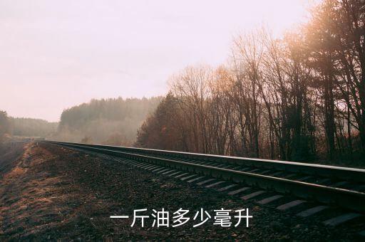 一斤油多少毫升