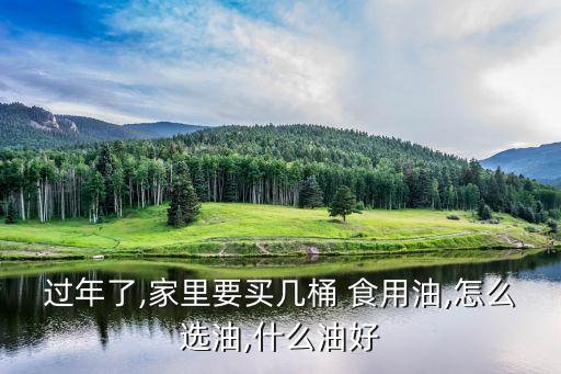 过年了,家里要买几桶 食用油,怎么选油,什么油好