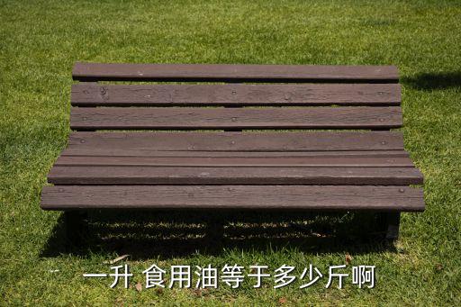 一升 食用油等于多少斤啊