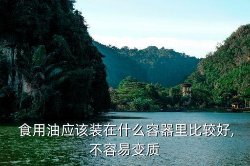  食用油应该装在什么容器里比较好,不容易变质