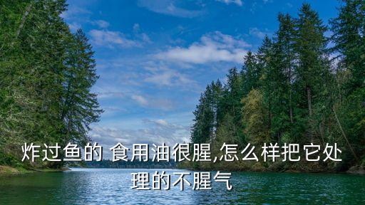 炸过鱼的 食用油很腥,怎么样把它处理的不腥气