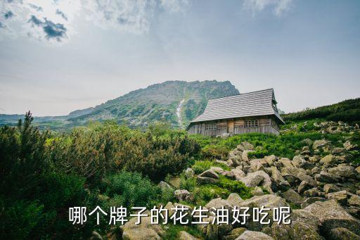 哪个牌子的花生油好吃呢