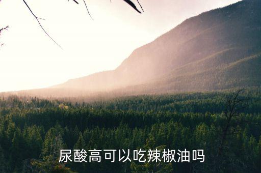  尿酸高可以吃辣椒油吗