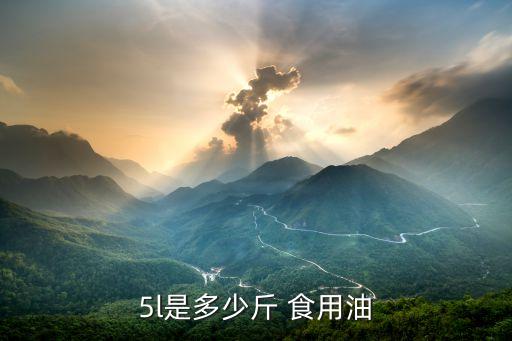 5l是多少斤 食用油