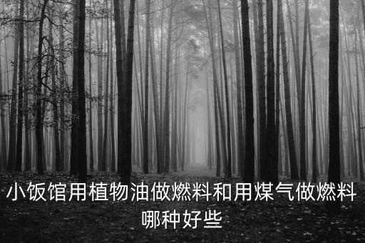 小饭馆用植物油做燃料和用煤气做燃料哪种好些