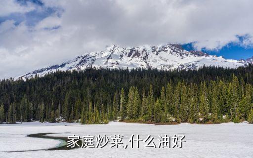 家庭炒菜,什么油好