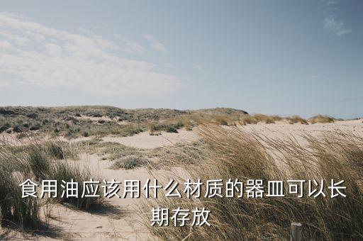  食用油应该用什么材质的器皿可以长期存放