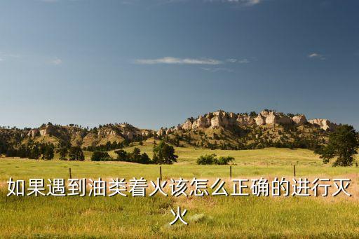 如果遇到油类着火该怎么正确的进行灭火