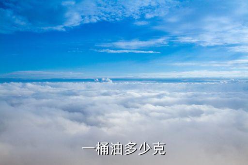 一桶油多少克