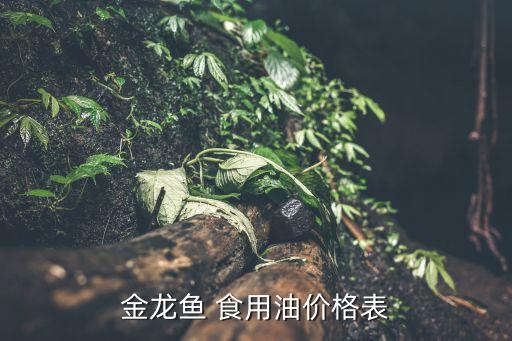 食用油市场报价多少