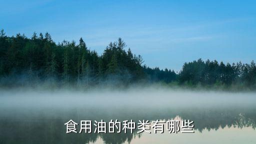  食用油的种类有哪些