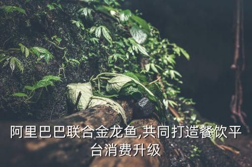 阿里巴巴联合金龙鱼,共同打造餐饮平台消费升级