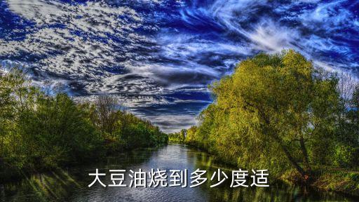 大豆油烧到多少度适