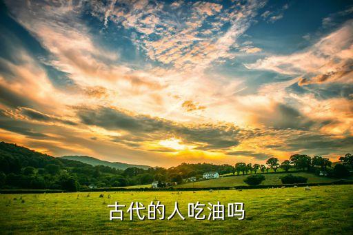 古人用什么食用油,买什么食用油健康又放心