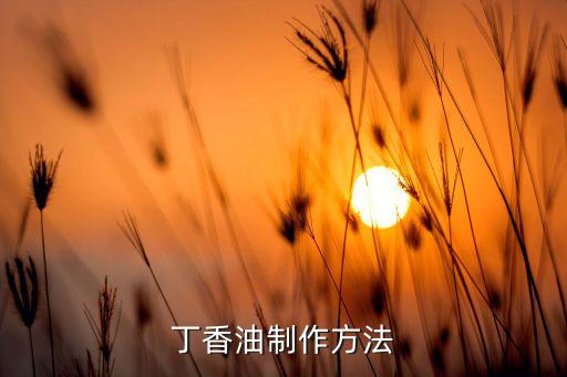 丁香油制作方法