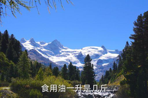 食用油一升是几斤