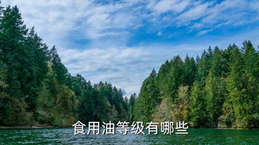  食用油等级有哪些