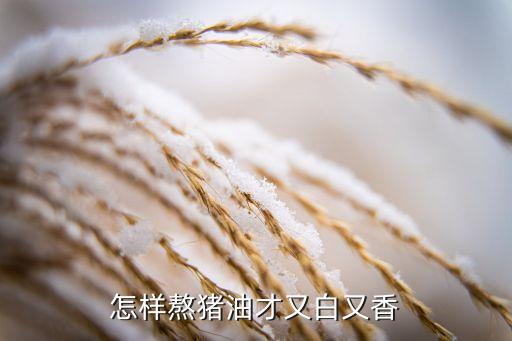 食用油怎么炼有香味,没有香味的食用油有哪些