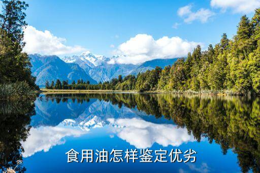 食用油怎么区分好的和坏的